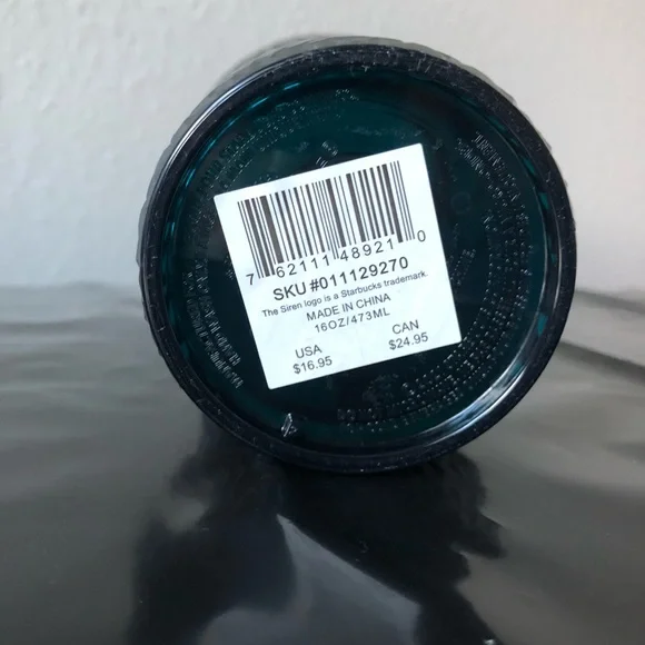 Starbucks Grande Teal Jeweled Cold Cup Tumbler 16oz - Picture 11 of 11